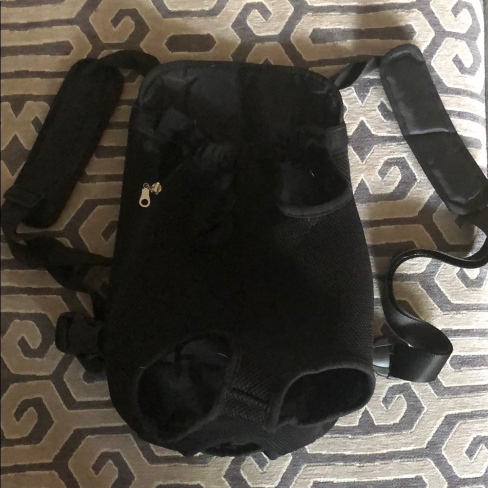 Front backpack for dog